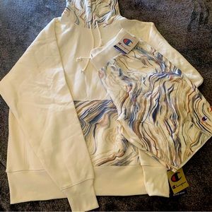 Brand new champion hoodie short set.